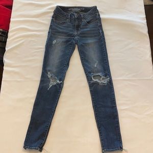 American Eagle Size 00 Super Stretch Jegging Jeans